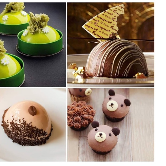 Silicone Chocolate Candy Molds, Jello Pudding Ball Ice Cube Peanut Butte - Picture 13 of 15